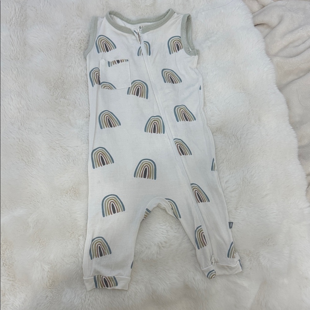 Kyte BABY shorttall zipper romper